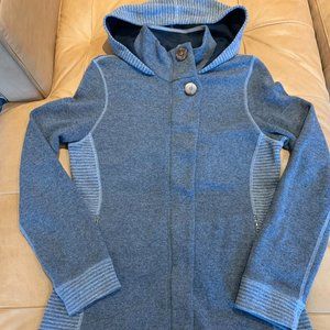 Prana Cari Wood-Blend Hooded Sweater - Medium